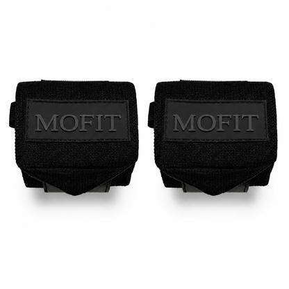 Muñequeras All Black 4mm | Gym & Powerlifting