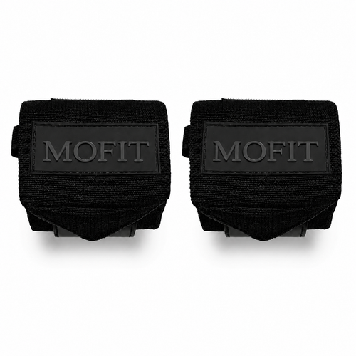 Muñequeras All Black 4mm | Gym & Powerlifting