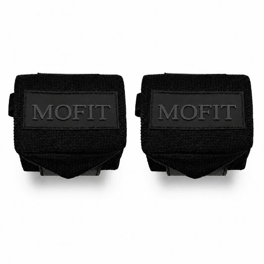 PREVENTA: Muñequeras All Black 4mm | Gym & Powerlifting