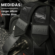 Muñequeras All Black Semi-Rígidas | Gym & Powerlifting