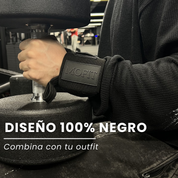 Muñequeras All Black Semi-Rígidas | Gym & Powerlifting
